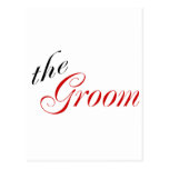 The Groom (Red) Postcard