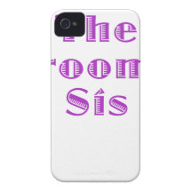 The Grooms Sis iPhone 4 Case-Mate Cases