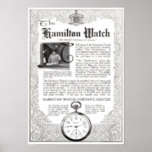 The Hamilton Watch ad print