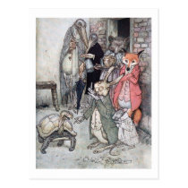 The Hare and the Tortoise postcards