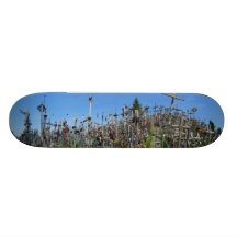 The Hill of Crosses of Northern Lithuania Custom Skate Board