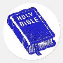 The Holy Bible Round Sticker