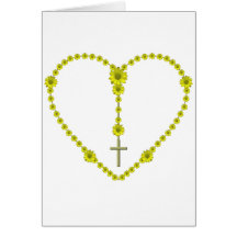 The Holy Rosary Greeting Card