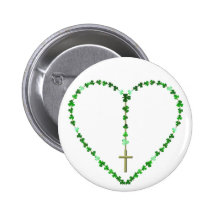 The Holy Rosary Pinback Button