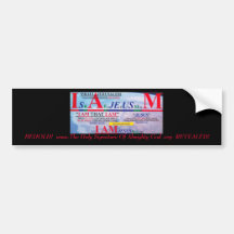 The Holy Signature Bumper Sticker