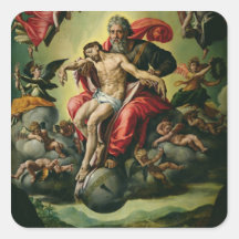 The Holy Trinity Square Sticker
