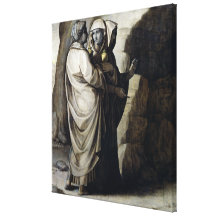 The Holy Women at the Tomb 2 Stretched Canvas Print