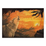 The Howling Wolf Sunset Cards