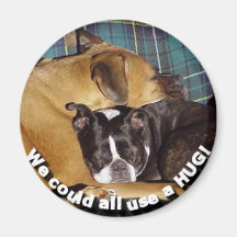 The Hug Fridge Magnets