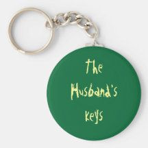 The Husband's keys Keychain