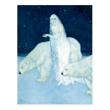 The Ice Maiden Fine Art Postcard