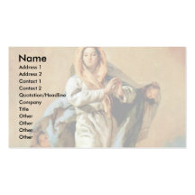The Immaculate Conception Business Card Template