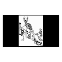 The Infernal Calavera. Circa late 1800's Business Card