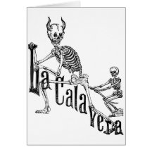 The Infernal Calavera. The Day of the Dead. Card
