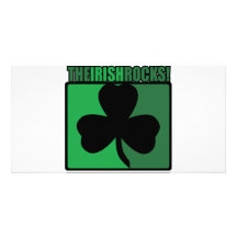 The Irish Rocks! Customized Photo Card