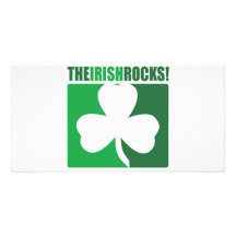 The Irish Rocks! Personalized Photo Card