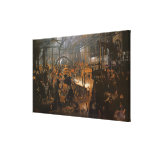 The Iron-Rolling Mill , 1875 Stretched Canvas Prints