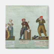 The Jacobin Knitters Refrigerator Magnet