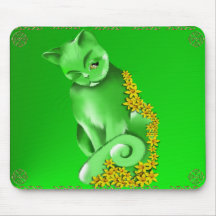 The Jade Cat Mousepad