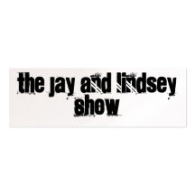 The Jay And Lindsey Show Promo Card Business Card