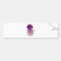 THE JELLYFISH LUCID BUMPER STICKER