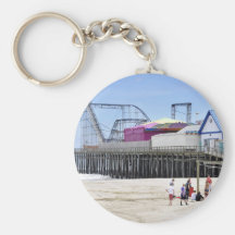 The Jersey Shore at Seaside Heights Key Chain