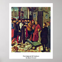 The Judgment Of Cambyses By David Gerard Poster