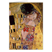 The Kiss, Gustav Klimt Greeting Cards