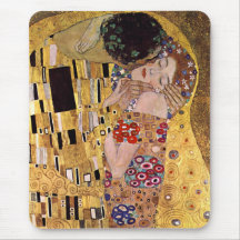 The Kiss, Gustav Klimt Mouse Pads