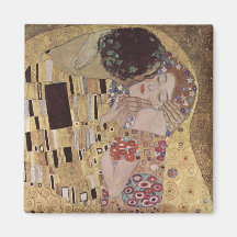 The Kiss Refrigerator Magnet