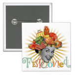The Kitsch Bitsch © : Famously Festooned! Pinback Button