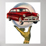 The Kitsch Bitsch : Vintage Car Graphic #1 Poster