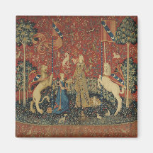 The Lady and the Unicorn: 'Taste' Fridge Magnet