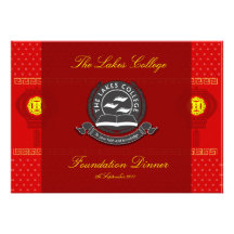 The Lakes College Foundation Dinner invitation