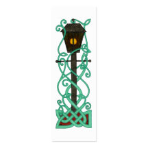 The Lamppost mini-bookmarks Business Card Template