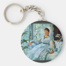 The Lecture by Edouard Manet Keychain
