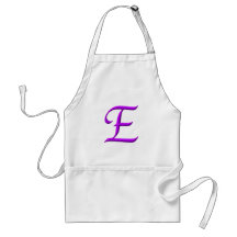 The letter E Apron