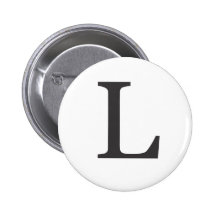 "the letter L" Pin