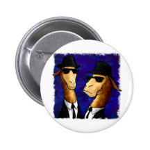 The LLama Brothers Pinback Button