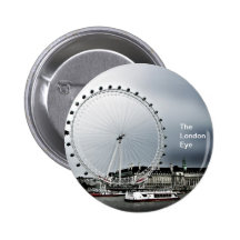The London Eye Pinback Buttons