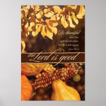 the Lord is Good Canvass Poster