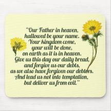 The Lords Prayer Mousepads