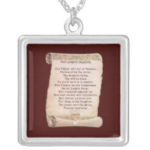 The Lord's Prayer Sterling Silver Necklace