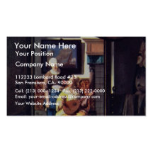 The Love Letter,  By Johannes Vermeer Business Card Templates