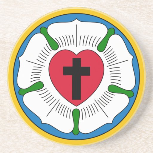 The Luther Rose Lutheranism Martin Luther Coasters