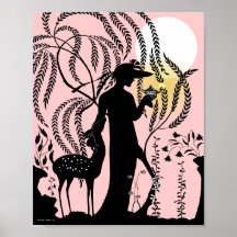 The Magic Lamp in Peach Poster