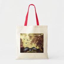 The magic Owl Book tote Bag