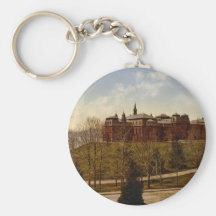 The Main building, Wellesley College 1901 Key Chains