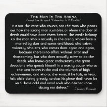 'The Man In The Arena' Mousepad