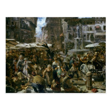 The Market of Verona Post Cards